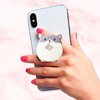 1 Pcs Cute Hamster Collapsible Phone Stand, Kawaii Mouse Expanding Phone Mount Grip Holder for gilrs Women, Finger Holder Grip for iPhone 11 12 13 14 pro max