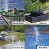 Biling Solar Water Fountain Pump Outdoor, Upgraded Solar Fountain Pond Pump Kit with Stake, Solar Powered Fountain Water Pump for Bird Bath, Garden, Backyard, Pool, Fish Tank