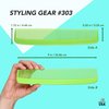 Styling Gear #303 Wide Tooth Comb Hair Detangling Comb Styling For Women, Men, Hair Stylists, Hair Comb, Wide Teeth Combs Fine Tooth Clipper Combs. 1 Piece (Light Green)