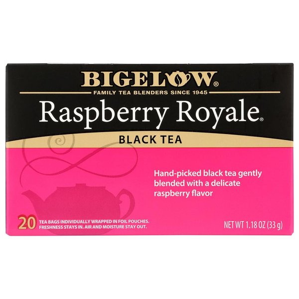 Bigelow Tea Raspberry Royale 20 Bags (Pack of 4)