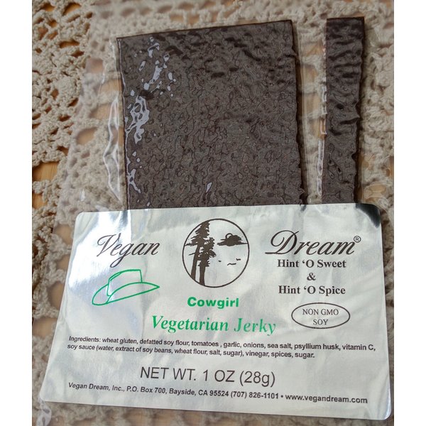 Vegan Dream Jerky - Saucy Cowgirl Flavor, 6 Pack