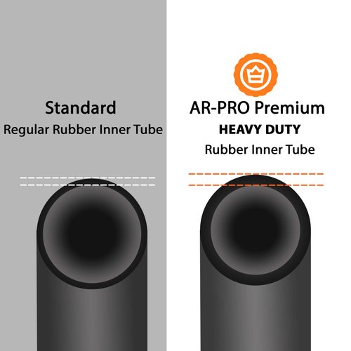 AR-PRO (2 PACK) 2.80/2.50-4 Inner Tube for Hand Trucks, Utility Cart, Lawn Mowers, Wheelbarrows, Dollys, Scooters, Replacement 2.80-4 2.50-4 Tire Inner Tube with TR87 Bent Valve Stem