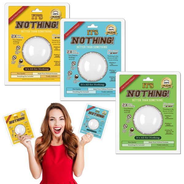 Fulmoon 3 Pcs Hilarious Useless Box Gag Gift Box Nothing Prank Box, Joke Useless Gifts for Friends Family