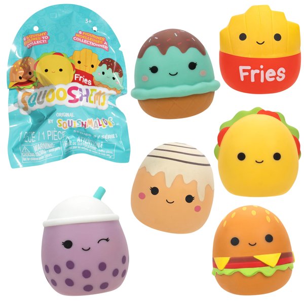 Squishmallows Squooshems: Food Series 1-Pack - Official Kellytoy - Collectible Mini Squishy & Squeezable Toy Mystery Blind Bag - Styles May Vary - Duplicates Possible - Gift for Kids,Girls & Boys