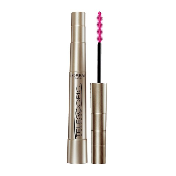 L'Oreal Paris Makeup Telescopic Original Lengthening Mascara, Blackest Black, 0.27 Fl Oz (1 Count)