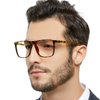 MARE AZZURO Men's Stylish Oversized Reading Glasses 2 75 with Spring Hinge Fashion Readers for Reading