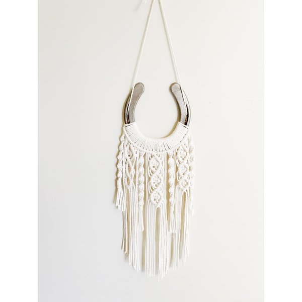 Dielianyi Equestrian Macrame Wall Hanging Equestrian wall art Handmade macrame decor Equestrian-inspired wall hanging horse lover decor