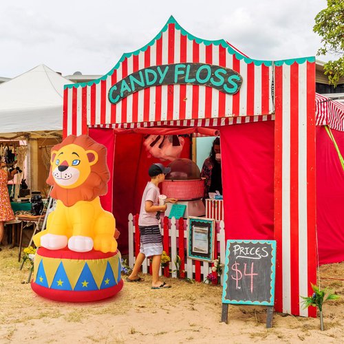 Silipull 5 ft Inflatable Lion for Circus Carnival Party Christmas Outdoor Decorations, LED Carnival Birthday Party Blow up Animal for Outdoor Indoor Pool Yard Party Decorations