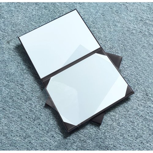 Gradplaza Diploma Cover 8.5 x 11 Padded Graduation Diploma Holder Certificate Holder Smooth Certificate Cover Black