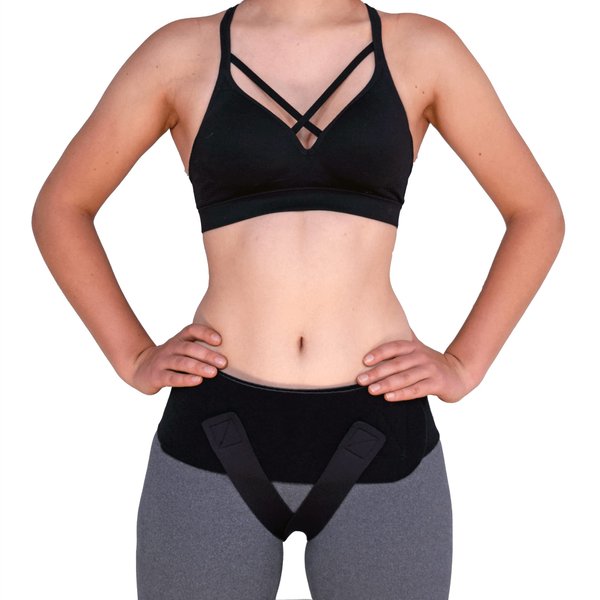 CABEA Babybellyband Original 3-in-1 Pregnancy Belly Band with Groin Straps, Belly Band for Postpartum Care, Pelvic Floor Support, Prolapse, Hernia, and Vulvar Varicosities, Made in USA - For 30” to 40” Hips (Small)