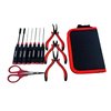 VENOMRC-11IN1 RC Tools Kits Box Set Screwdriver Pliers Hex Repair for Helicopter Multirotors/RC CAR,Remote Control Car/airplane(BLACK-RED)
