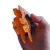 Funny Dinosaur Hair Clip,Acetate Hair Clip,Small Claw Clip for Women,Orange, 1 Count (Pack of 1)