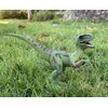 Gemini&Genius Velociraptor Dinosaur Toy for Kids, Velociraptor with Moveable Jaw and Hands, Detail Raptor Action Figure Toy Gift and Dinos World Collection Toy for Kids