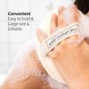 The Loofah Shop Bath Loofah Sponge, Exfoliating Body Scrubber, Shower Luffa for Men, Women and Kids Made of Eco-Friendly Natural Egyptian Loofah with Cotton Travel Pouch, 7" x 5.25" (1pack 2pcs)