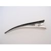 Abalone shell effect marbled acrylic and metal alligator hair claw clip clamp
