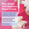 eos Shea Better Shaving Cream for Women- Pomegranate Raspberry, 24-Hour Hydration, Skin Care & Lotion with Shea Butter, 7 fl oz, 3-Pack