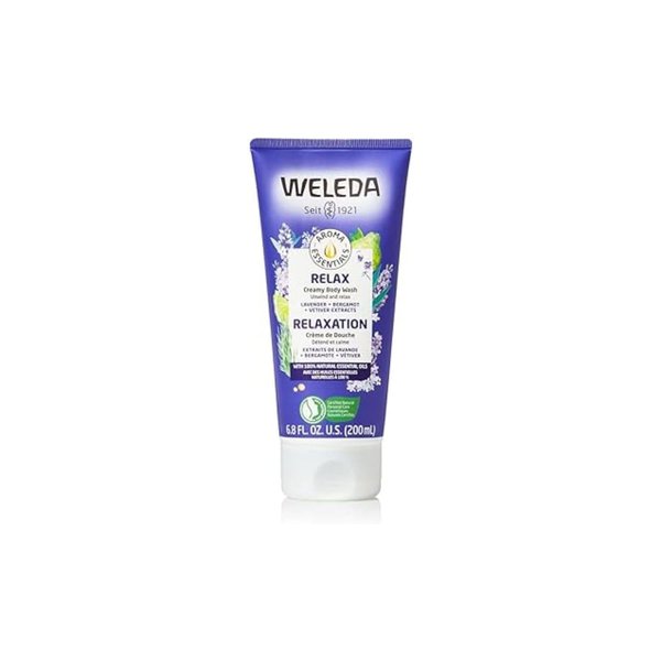 Weleda Aroma Essentials Relax Creamy Body Wash, Parabens Free, 6.8 Fluid Ounce (Pack of 1)