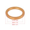 F FIERCE CYCLE 10pcs 30mm ID 40mm OD Motorcycle Exhaust Muffler Pipe Gasket Copper Tone for Honda CG125