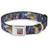 Dog Collar Seatbelt Buckle Nemo Friends Group 11 to 17 Inches 1.0 Inch Wide