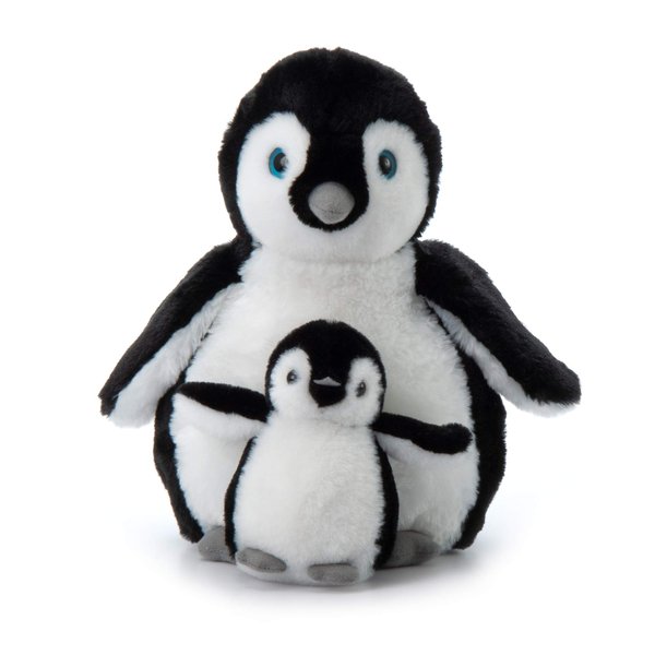 The Petting Zoo Softee Penguin Stuffed Animals, Mom and Baby, Gifts for Kids, Penguin Plush Toy 12 inches