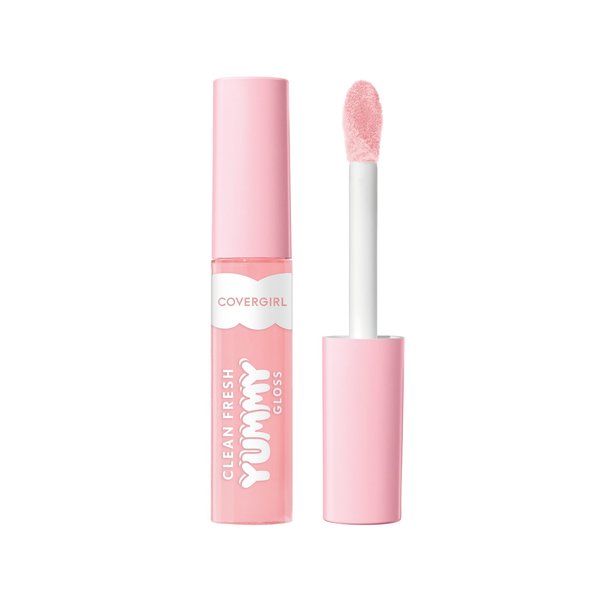 COVERGIRL Clean Fresh Yummy Gloss – Lip Gloss, Sheer, Natural Scents, Vegan Formula - Coconuts About You
