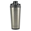 Ice Shaker 26 Oz Shaker Bottle, Stainless Steel Water Bottle and Protein Shaker, As Seen on Shark Tank, Reusable Stainless Steel Water Bottle, Gym Water Bottle, Stainless Steel