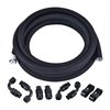 EVIL ENERGY 6AN PTFE Fuel Line Kit, AN6 E85 Fuel Hose Line 10FT Black