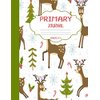 Primary Journal Grades k-2: Cute Reindeer, Draw and Write Composition Book for Kids, Half Page Lined Paper with Drawing Space (8.5" x 11" Notebook with Soft Durable Cover)