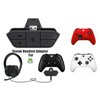 Plauduct Stereo Headset Adapter for Xbox One/One S/Elite 1&2/for Xbox Series X|S Controllers, Mic Headphone Adapter for Xbox One Controller, Audio Kit for Xbox One Xbox Series S|X