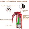 Electric Wine Aerator,Wine dispenser,Aeration and Decanter Wine Pourer,Red White Wine Accessories,Wine Gift Set-Black