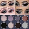 Natural Neutral Smokey Matte Shimmer Eyeshadow Makeup Palette, Afflano Pigment and Blending Earth Pallet Eye Shadow 12 Colors, From Beige Apricot to Soot and Brown Black Tone, for Enigmatic Eye Makeup