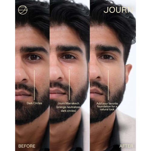 JOURN Marrakech Orange Concealer Color Corrector (226 Uses), Concealer for Dark Circles Treatment, Scars, Medium to Deep Skin Tones (12 ml)