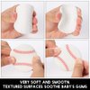 Baby Sport Teething Toys,BPA Free Food Grade Silicone Teether,Highly Effective Pain Relief for Boy and Girl,Freezer Safe Teething Egg (Baseball)