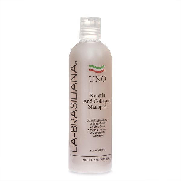 La-Brasiliana Uno Keratin and Collagen Shampoo, 16.9 fl.oz.