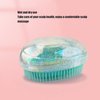 2pcs Hair Brush - Egg Round Shape Comb Cute Wet and Dry Use Portable Massage Detangling Brush for Beauty Salon and Home
