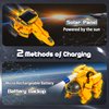 Solar Robot Toys 6 in 1 STEM Projects for Kids Ages 8-12 Science Kits for Boys Girls Solar Power Space Toy Science DIY Gift Educational Experiment Robotics Kit (Yellow)