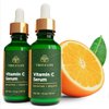 Tree of Life Vitamin C Serum, Skin Brightening Face Oil for Dark and Age Spots, Facial Serums for Dry and Sensitive Skin Care with Hyaluronic Acid and Vitamin E for Soft Smooth Skin, 1 Fl Oz, 2 Pack