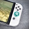 DLseego Diamond 3D Thumb Grips Caps Design for Switch & Switch Lite & Switch OLED Joy Con Crystal Clear Console Joystick Cover 4PCS - Clear and Green
