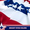 G128 – 2 Pack: USA Pleated Fan Flag, 3x6 Feet American USA Bunting Decoration Flags PRINTED Patriotic Stars & Stripes with Canvas Header and Brass Grommets