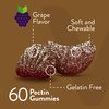 Iron Gummies for Women, Men, & Teens with Vitamin C for Iron Deficiency & Anemia, Supports Energy, Blood Cell Formulation, Blood Builder - Vegan, Gluten & Gelatin Free - Chewable Grape Flavored Gummy