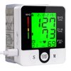 Greetmed Wrist Blood Pressure Monitor, Talking Digital Automatic Blood Pressure Machine, Rechargeable Blood Pressure Cuff for Home Use, Adjustable Bp Cuff, Large 3 Color Backlit LCD Display