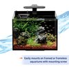 Aqueon Clip-On LED Aquarium Fish Tank Light for Planted Growing Plants for Up To 20 Gallon Aquariums