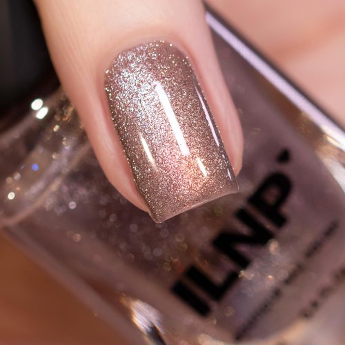 ILNP Velveteen - Brown Magnetic Holographic Nail Polish