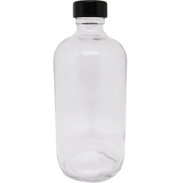 100% Pure Jamaican Black Castor Essential Oil [Regular Cap - Dark Brown - 8 oz.] - ID#3634