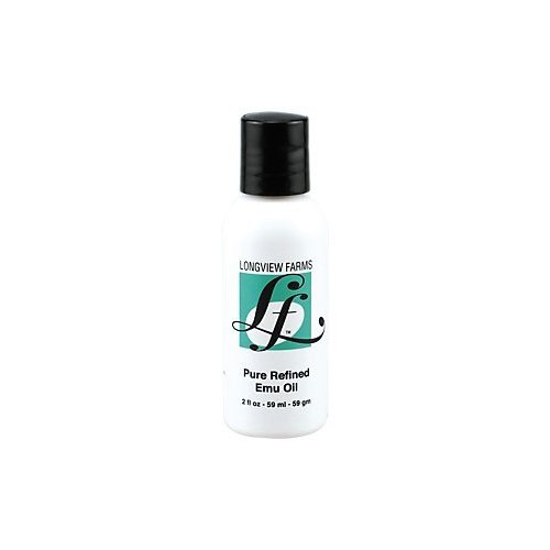 Longview Farms Pure Emu Oil - Body Oil - Nourish Your Skin and Hair with Premium Quality Emu Oil - 100% Pure and Refined for Maximum Benefits 2 fl. oz.