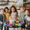 9Pcs 90S Birthday Party supplies set Honeycomb Centerpieces Double Sided Table Topper for 90'S Birthday Party Decorations (90S)