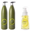 Perfect Hair Hair Growth Shampoo and Conditioner Bundle with Hair Oil - Deep Conditioning Hair Treatment Hydrates & Reduces Frizz While Restoring Your Natural Hair - All in One Hair Care - (3 Items)