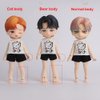 XiDonDon New 1/12BJD Doll Body for GSC Head,OB11 Doll Replace Body, with Animal Body Accessories,Three Uses,Action Figures (Cinnamon)