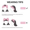 366DAYS Cute Bunny Ear Headband,Face Wash Makeup Spa Headbands,Soft Carol Fleece Hairlace Headband for Women (White)