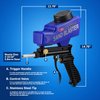 LE LEMATEC Sand Blaster Gun Kit for Paint Removal, Metal Rust Remover & Wood Stripper, Portable Soda Blaster for Air Compressor, Up to 150 PSI Blasting Media for Soda, Aluminum, Sand & Walnut Shells